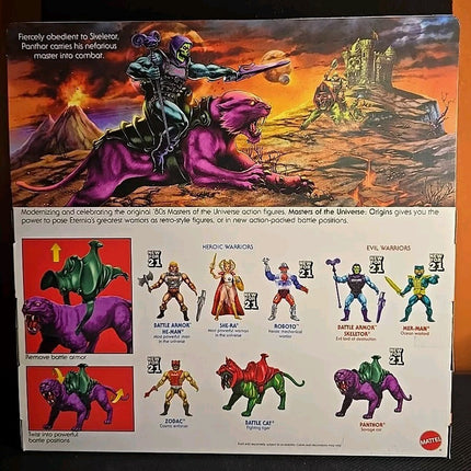 Masters Of The Universe Origins Panthor Action Figure Mattel 2020 New Sealed