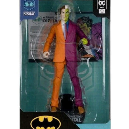 PRESALE McFarlane DC Digital Two Face Silver Age 7" Action Figure 