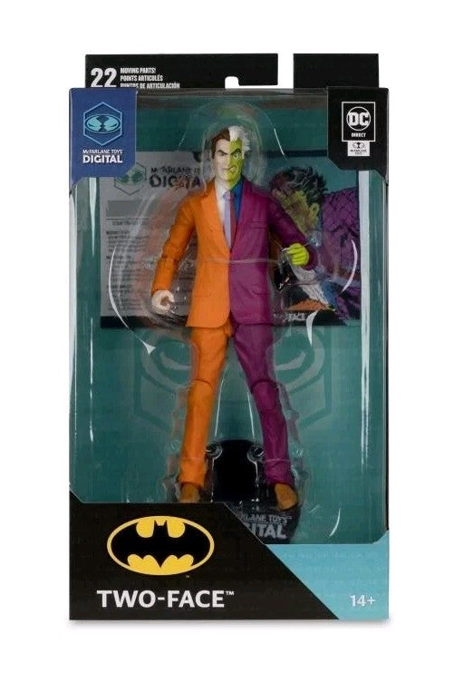 PRESALE McFarlane DC Digital Two Face Silver Age 7" Action Figure 