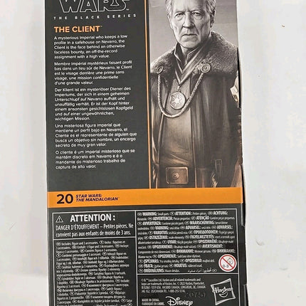 Hasbro Star Wars The Black Series The Client #20  The Mandalorian 6" 