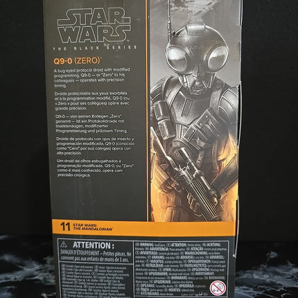 Q9-0 (Zero) #11 Black Series 6" Action Figure Star Wars 2021 Mandalorian NEW