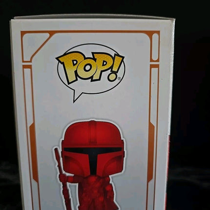 Funko Pop! Vinyl: Star Wars - The Mandalorian Chrome Red- Target Exclusive 