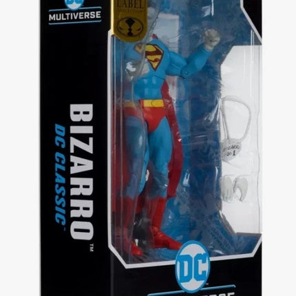 IN STOCK McFarlane Toys DC Multiverse Gold Label Bizarro DC Classic Exclusive. 