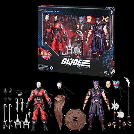 SDCC 2025 Exclusive Hasbro GI Joe Cobra Ninjas Slice And Dice Presale 