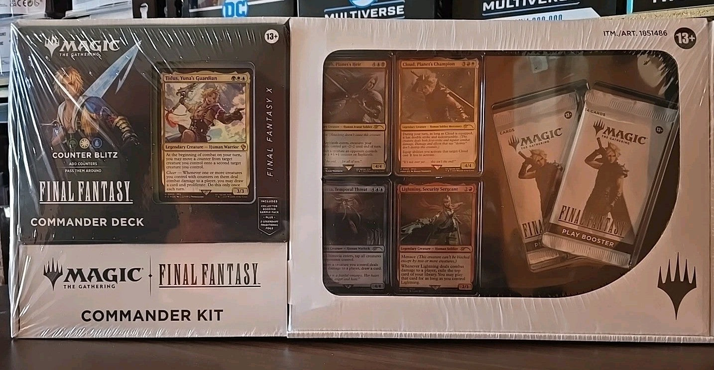 costco final fantasy mtg commander kit Magic The Gathering Final Fantasy CommanderKit Counter Blitz Costco Bu – Toy Collectibles 4 Less