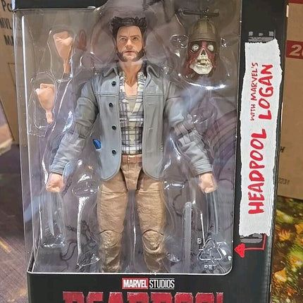 Deadpool & Wolverine Marvel Legends Headpool with Logan 6-Inch Action Figure