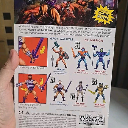 NEW 2021 Mattel -  Masters of the Universe 5.5” Retro Action Figure: FISTO