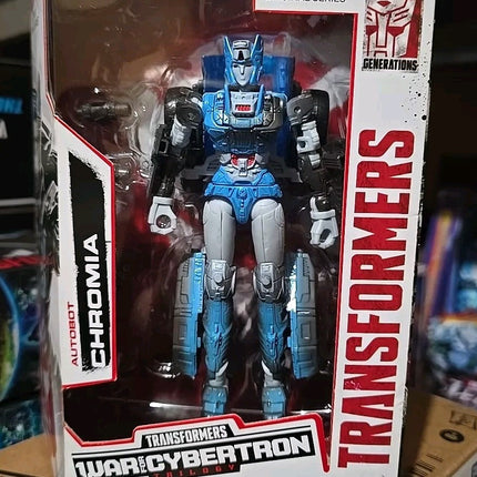 Hasbro Transformers Chromia Figure Deluxe Earthrise War For Cybertron Netflix