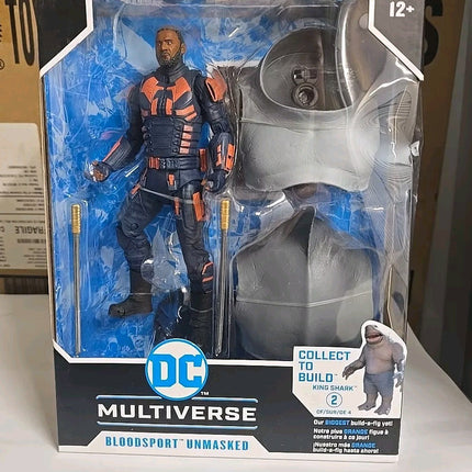 McFarlane Toys Suicide Squad Bloodsport Unmasked 7" Action Figure Exclusive 