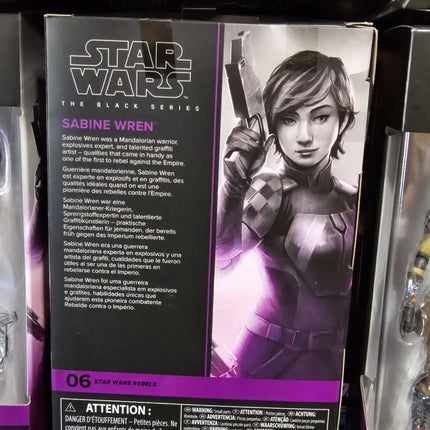 IN STOCK Star Wars: The Black Series Rebels Sabine Wren 06 READY TO SHIP 