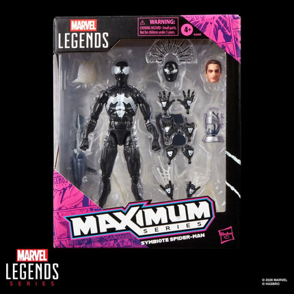 Spider-Man Marvel Legends Maximum Series Symbiote Spider-Man 6-Inch Action Figure