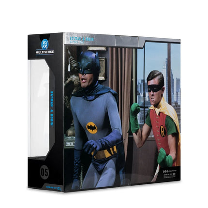 DC Multiverse Batman and Robin Batman Classic TV Series McFarlane Collector Edition #5 7-Inch Action Figure 2-Pack