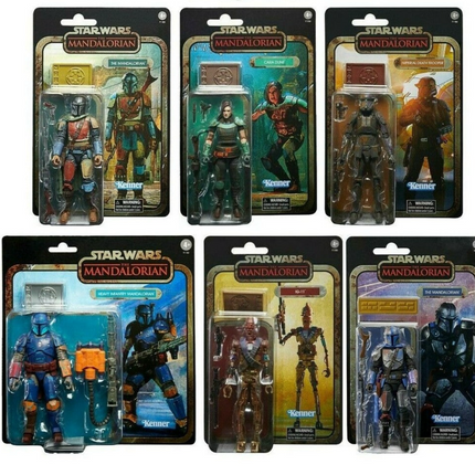 Star Wars Black Series Credit Collection Mandalorian Lot of 6 figures