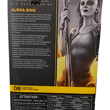 Star Wars Black Series Aurra Sing Clone Wars Action Figure