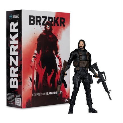 Mcfarlane Toys Boom Studios BRZRKR B 7"  Action Figure Keanu Reeves