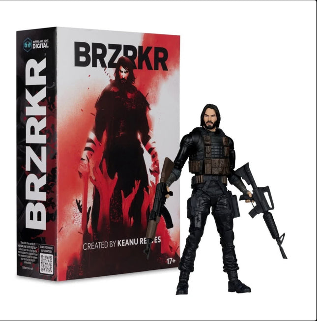 Mcfarlane Toys Boom Studios BRZRKR B 7"  Action Figure Keanu Reeves