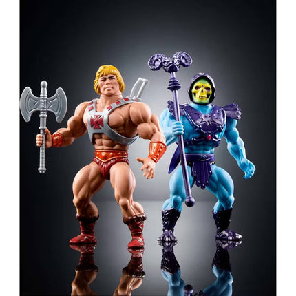 Masters of the Universe Origins Retro Punching He-Man and Skeletor 80th Anniversary Mattel