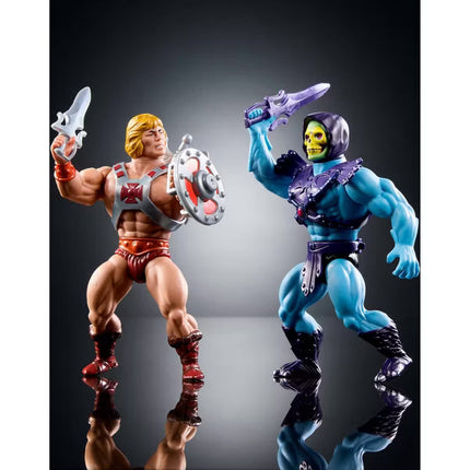 Masters of the Universe Origins Retro Punching He-Man and Skeletor 80th Anniversary Mattel