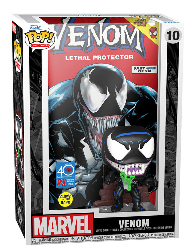 Pop! Comic Cover: Marvel Venom Lethal Protector Glow in The Dark Previews Exclusive