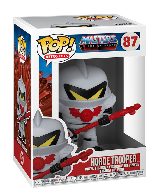 Funko POP! Retro Toys Masters of the Universe S3 Vinyl Figure -HORDE TROOPER #87