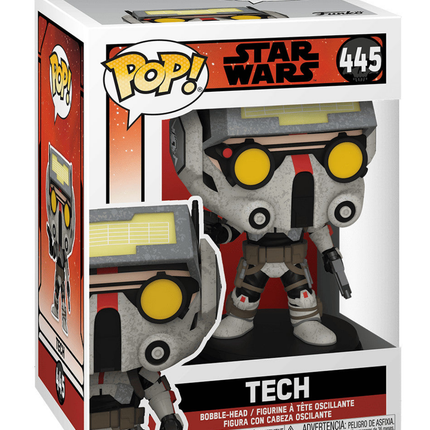 Funko POP! Star Wars The Bad Batch: Tech Vinyl Figure #445