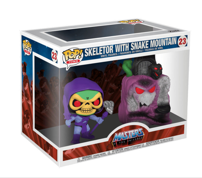 Funko Pop! Town Retro Toys: Masters of The Universe - Skeletor with Snake Mountain
