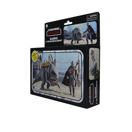 Star Wars The Vintage Collection Blurrg & The Mandalorian 3 3/4-Inch Scale Action Figure Set