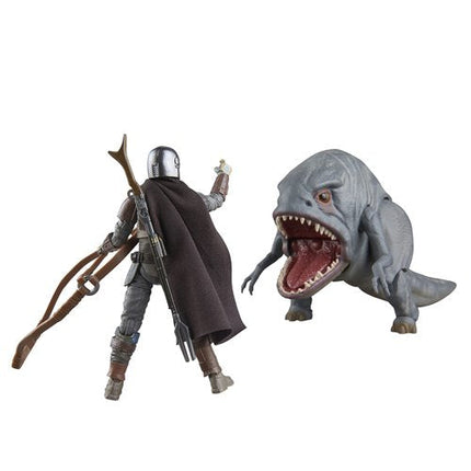 Star Wars The Vintage Collection Blurrg & The Mandalorian 3 3/4-Inch Scale Action Figure Set