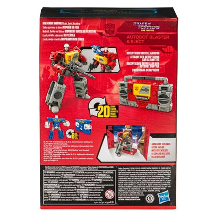 Transformers Studio Series 86 Voyager Autobot Blaster & Eject Action Figure