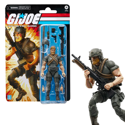 G.I. Joe Classified Series Retro Cardback Craig "Rock 'N Roll" McConnel 6-Inch Action Figure