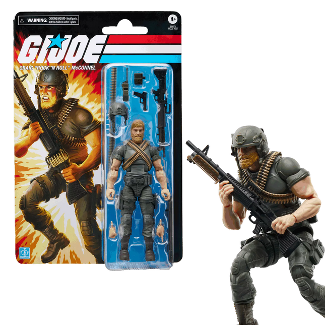 G.I. Joe Classified Series Retro Cardback Craig "Rock 'N Roll" McConnel 6-Inch Action Figure