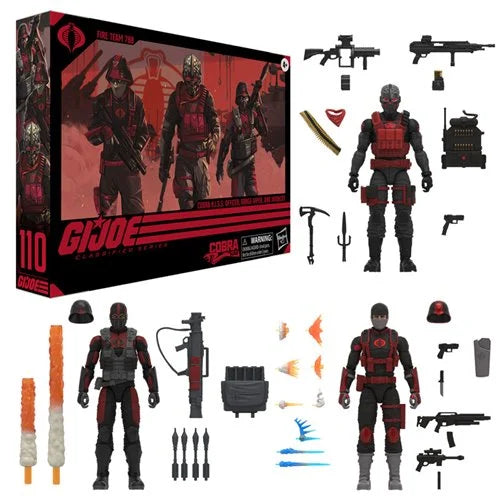 G.I. Joe Classified Series Cobra H.I.S.S. - Fire Team 788 6-Inch Action Figure Set