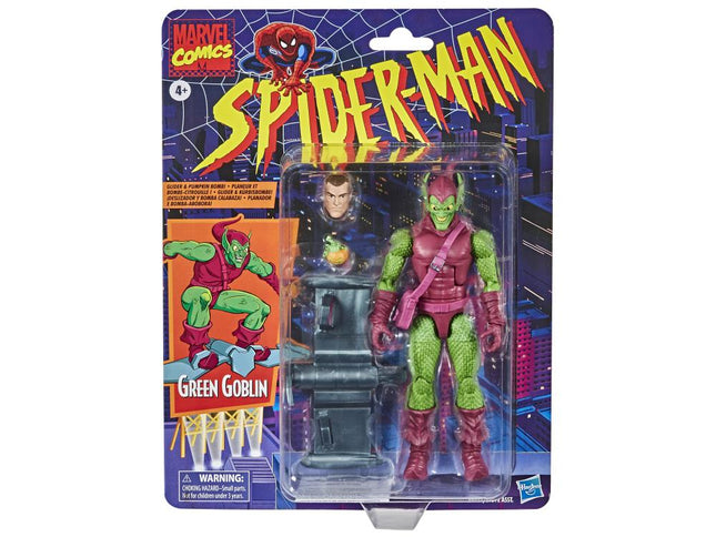 Spider-Man Marvel Legends Retro Collection Green Goblin Action Figure