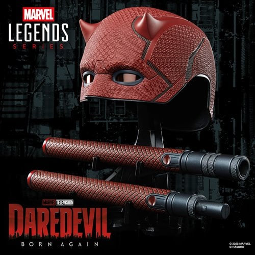 Daredevil Marvel Legends Daredevil: Born Again Mask and Billy Club Prop Replicas