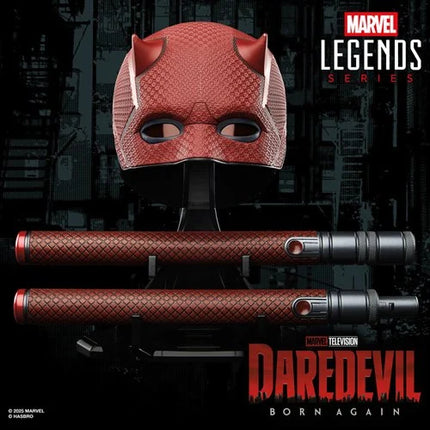 Daredevil Marvel Legends Daredevil: Born Again Mask and Billy Club Prop Replicas