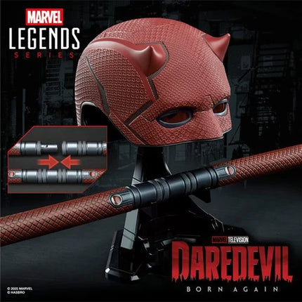 Daredevil Marvel Legends Daredevil: Born Again Mask and Billy Club Prop Replicas