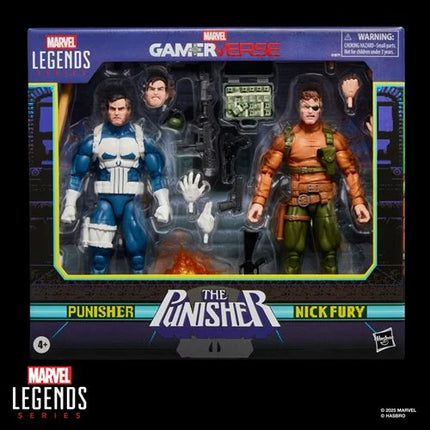 Punisher Marvel Legends Gamerverse Punisher and Nick Fury 6-Inch Action Figures