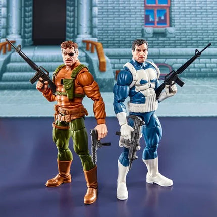 Punisher Marvel Legends Gamerverse Punisher and Nick Fury 6-Inch Action Figures