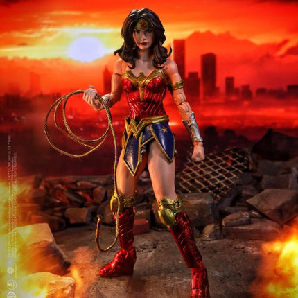 Justice League vs. Godzilla vs. Kong DC Multiverse Wonder Woman vs. Godzilla Figure Two-Pack