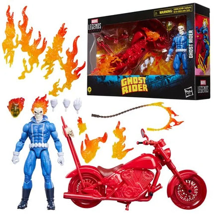 Ghost Rider Marvel Legends Series Johnny Blaze 6-Inch Action Figure with Motorcycle