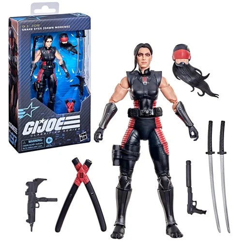 G.I. Joe Classified Series #197 Snake Eyes (Dawn Moreno) 6-Inch Action Figure