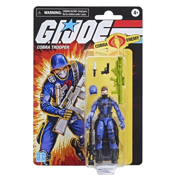 Hasbro G.I. Joe Retro COBRA TROOPER 3.75 Walmart Exclusive