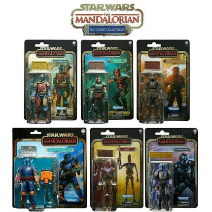 Star Wars Black Series Credit Collection Mandalorian Lot of 6 figures