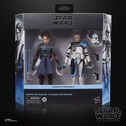STAR WARS The Black Series Anakin Skywalker and Clone Captain Rex
