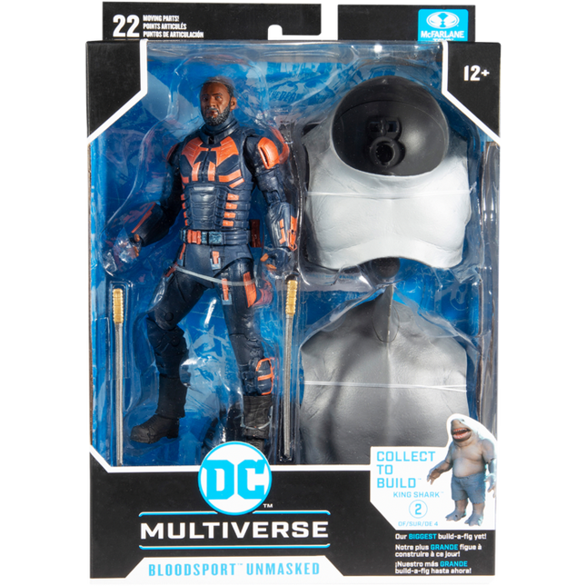 McFarlane Toys Suicide Squad Bloodsport Unmasked 7" Action Figure Exclusive