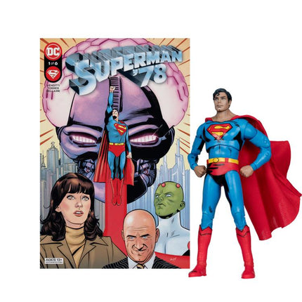 Superman '78 DC Page Punchers Superman 7" Action Figure with Comic Platinum Edition