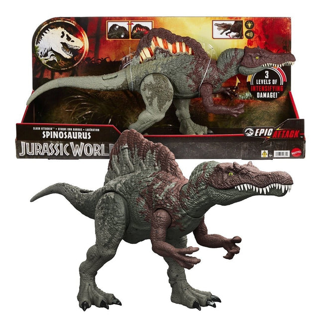 Jurassic World Epic Attack Slash Attackin Spinosaurus Dinosaur