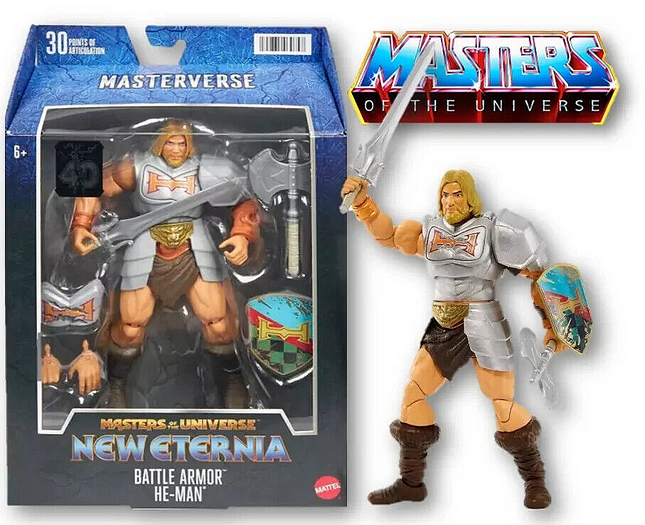 Masters of the Universe Masterverse Battle Armor He-Man Action Figure