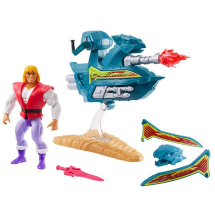 Masters of the Universe Origins Prince Adam Sky Sled Action Figure