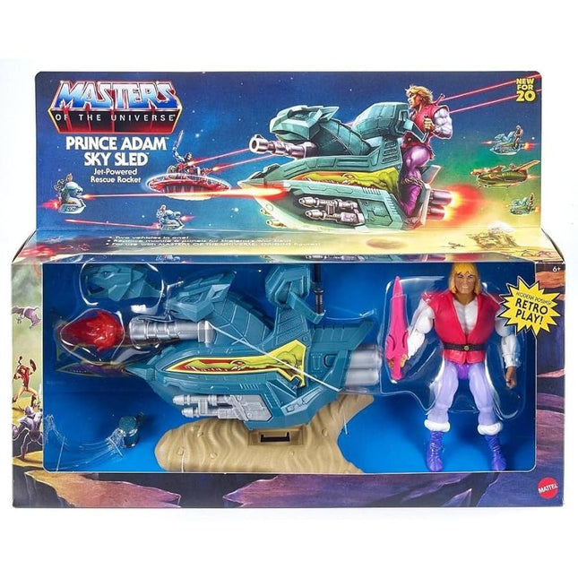 Masters of the Universe Origins Prince Adam Sky Sled Action Figure